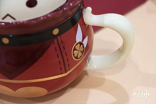 Miniatura 5 de Genshin Merch Impact Klee - Taza de café con licencia oficial de la marca Bouncing Bomb, regalo para cosplay, regalo de cumpleaños, Navidad