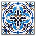 DICOFUN 32 Moroccan Tile Peel and Stick Backsplash, 6" x 6" Waterproof Mandala Stick on Wall Tiles (Style 1)