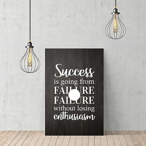 Toile murale motivante Yelolyio pour vaincre le manque d'inspiration au bureau - 2