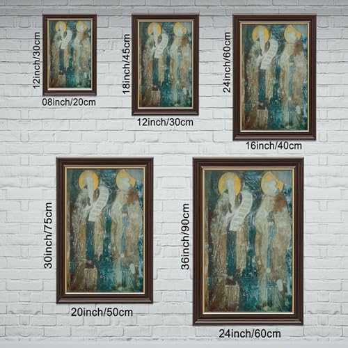 Impression sur toile Andrei Rublev décoration murale religieuse de salon - 2