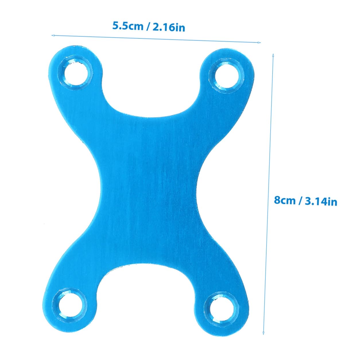 Parliky 4pcs Aluminum Skateboard Bridge Gasket Fixing Skateboard Bridge Support