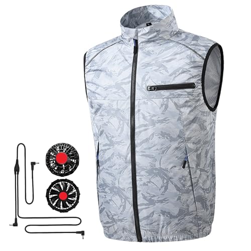Gilet de refroidissement XL camouflage gris contre la forte chaleur