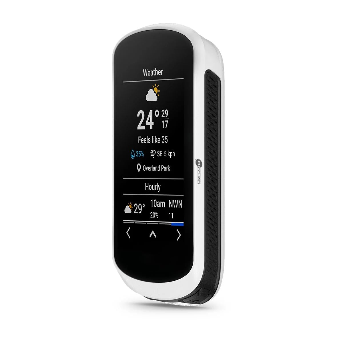 SIMPLETEK - Ciclocomputer Gps Lcd 3" Con Supporto Alimentato Continuo | mappe integrate, altimetro barometrico, IPX7, 240 x 400 pixel, autonomia 16 h, memoria 16 GB, Bluetooth, ANT+, LiveTrack
