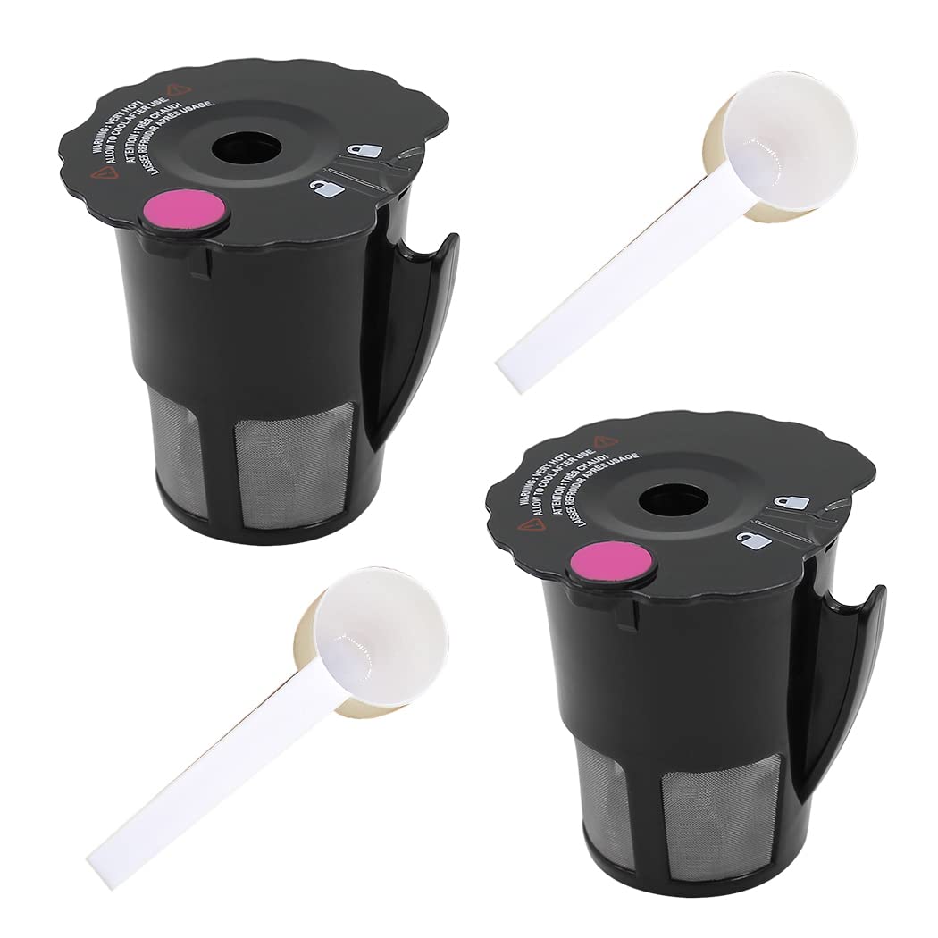 Anbige 2 PACK 119367 Reusable Coffee Filter,Compatible with Keurig coffee maker 2.0 My K-Cup K200 K250 K300 K350 K400 K450 K460 K475 K460 K500 K550 K560 K575