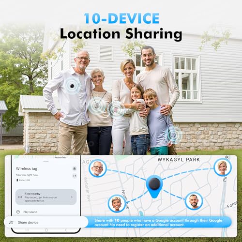WATSABRO Bluetooth Tracker 4-Pack (Google Find My Device, Android-only) — view 5