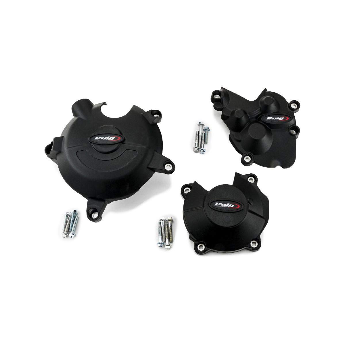 SALE! Puig 20132N ENGINE PROTECTOR COVER [BLACK] Kawasaki ZX-6R