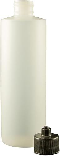 Jensen Global jg8.0bc Negro Cilindro de 8 oz botella & Tapa Kit bolsa de 10