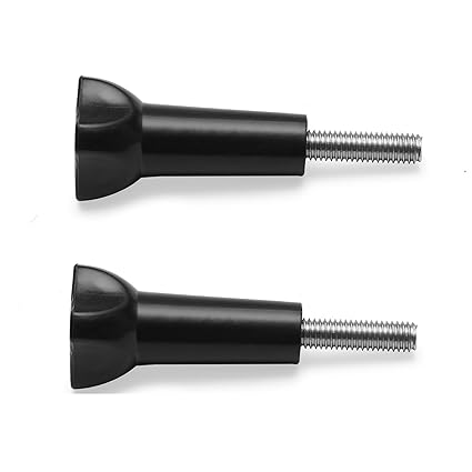 Action Pro 2 x Stainless Steel Long Thumb Knob Bolt Compatible with GoPro-13/12/11/10/9/8/7/6/5/4/3+/3/4k Eken etc