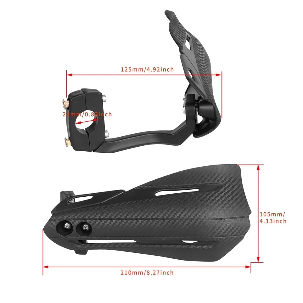 Motocykl Handguards Osłona uchwytu motocykla Ochraniacze motocrossowe Chwyty 7/8'' 22mm