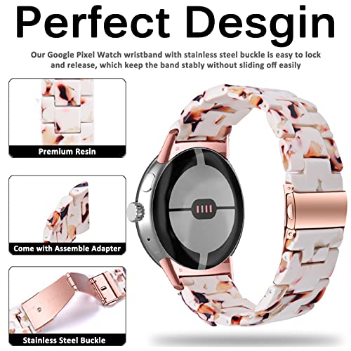 Miimall Resin Strap for Google Pixel Watch 4/3/2/1 41mm - Image 3