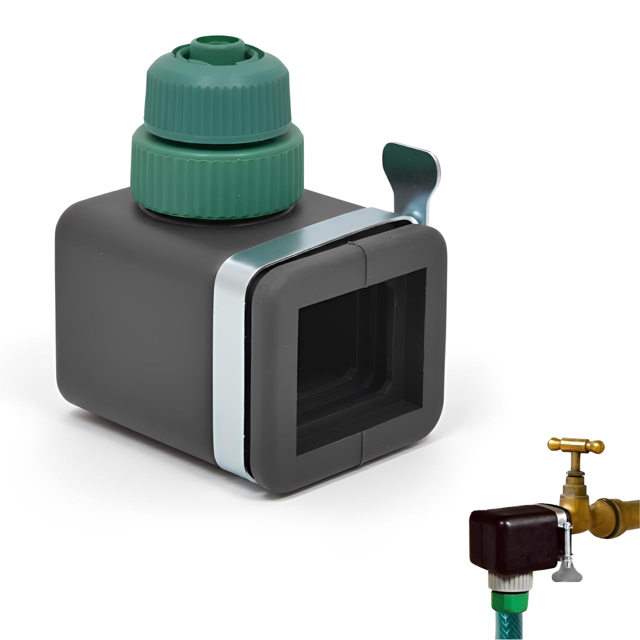 Sizi Universal Square Tap Connector Hose Adapter Heavy Duty Leak Proof Kitchen Garden Patio Outdoor Tap Mixer