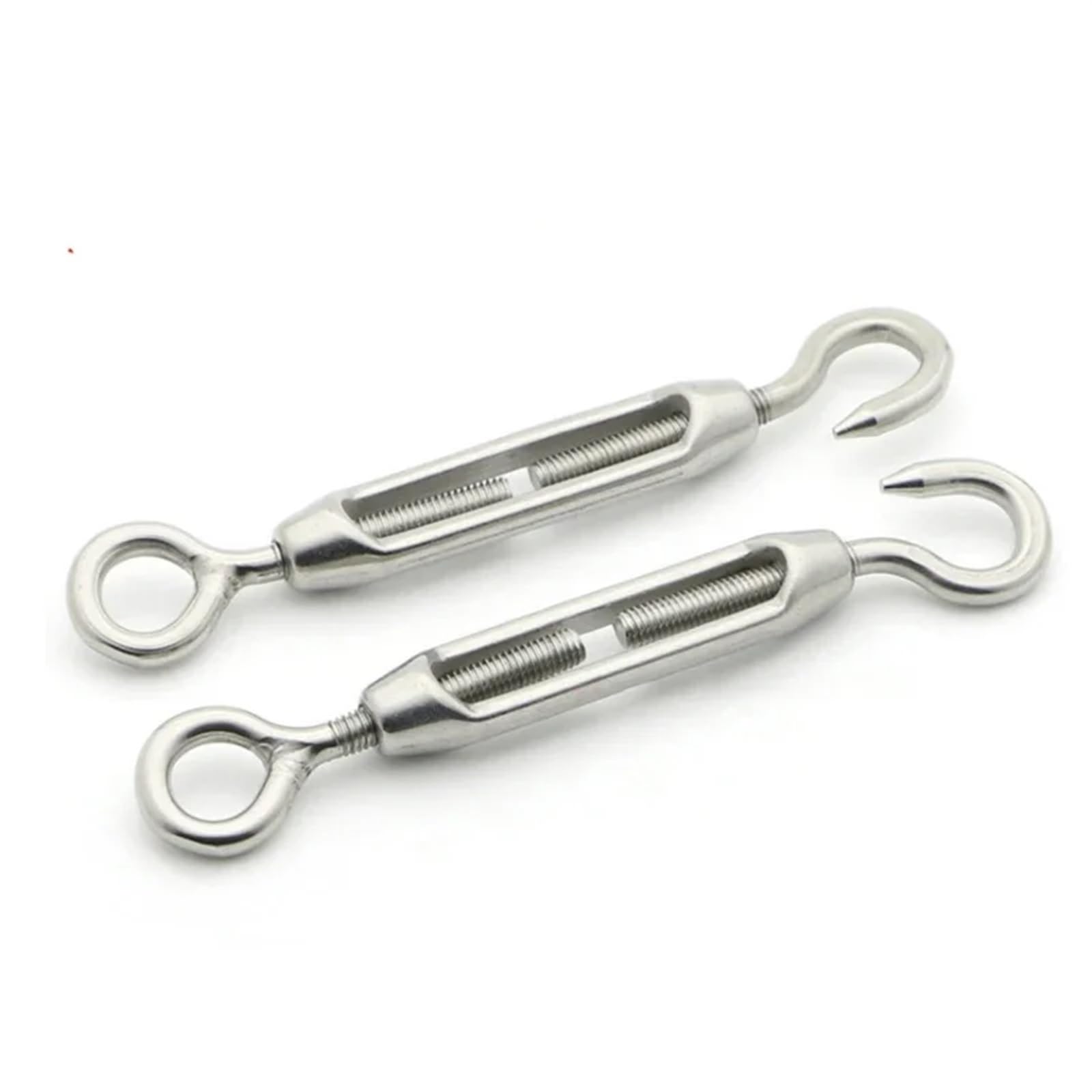 SDGBCXD， 1 pièce M4/M5/M6/M8 tendeur boulon crochet gréement œil vis câble métallique tendeur tendeur connecteur serré,Tendeur(O to O,M5)