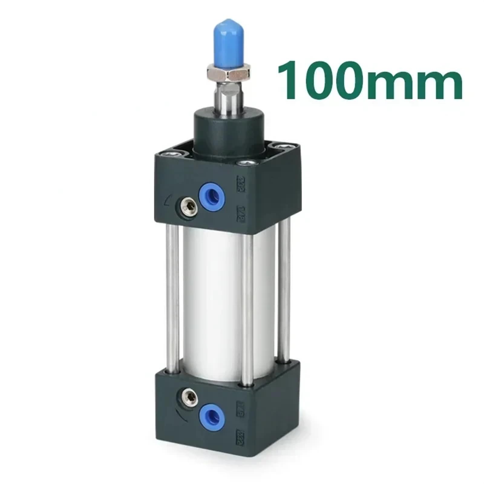 Standardzylinder Pneumatische Luft 32/40/50/63 MM Bohrung Doppeltwirkende Zylinder Werkzeuge 25/50/75/100/125/150MM Hub 1St(100mm Stroke,Bore 50mm)