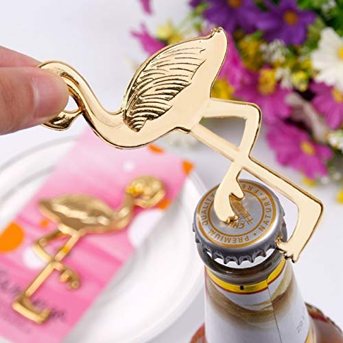 Set di 20 apribottiglie "Flamenco" stile tropicale – Bomboniere originali per inviti di matrimonio, regali di comunione e ricordi per compleanno dei bambini