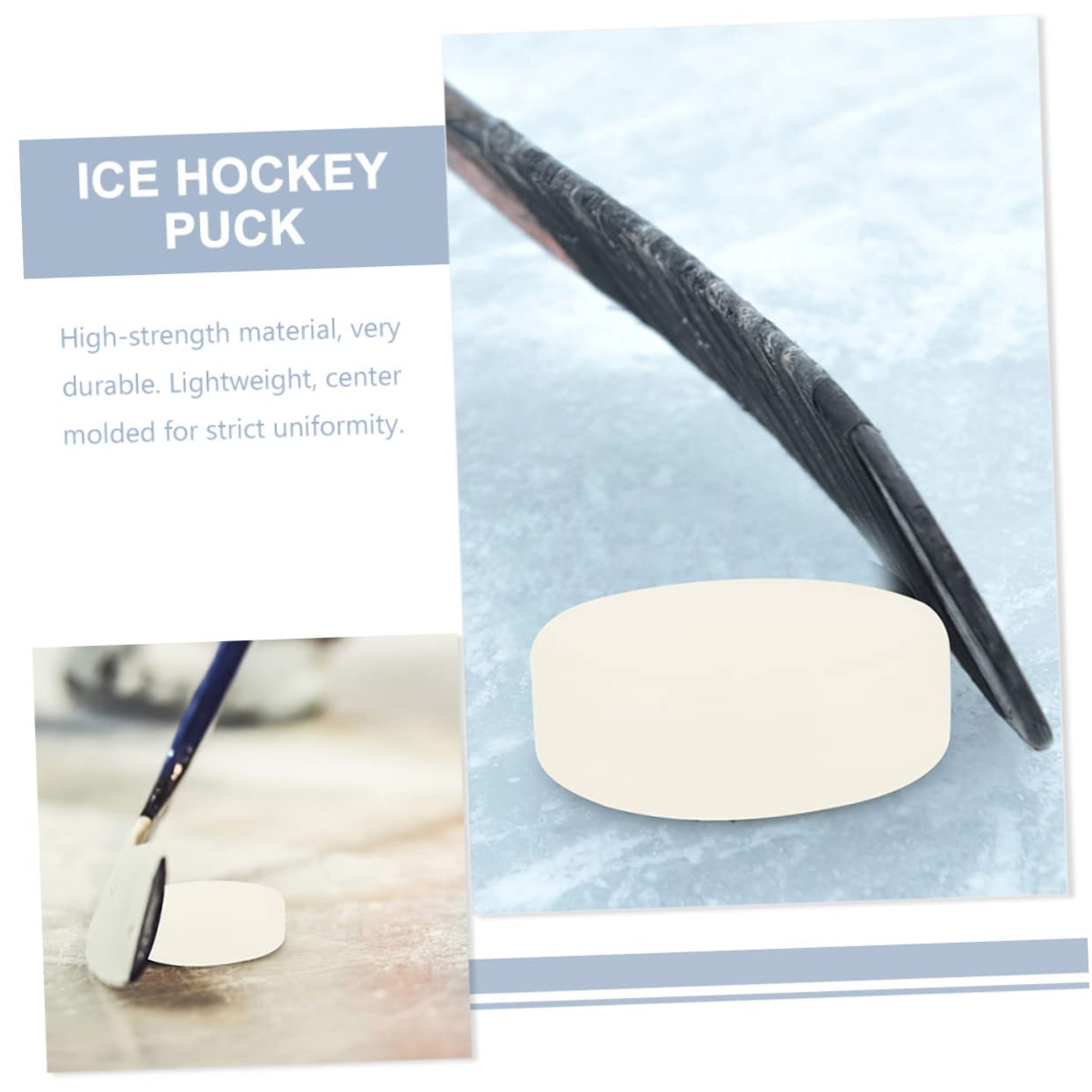 VANZACK 16 Pezzi Pratica Hockey su Ghiaccio Puck Hockey su Strada Accessori Sportivi Accessori Luminosi Dischi Hockey su Ghiaccio Dischi Hockey Luminosi Puck Allenamento Puck
