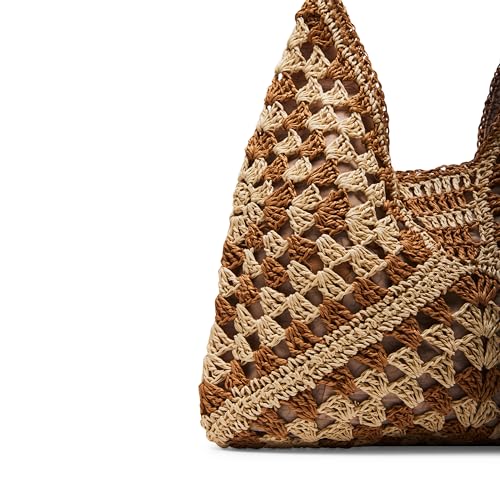 Image of Steve Madden Women's Steve Madden Bora Straw Crochet Hobo