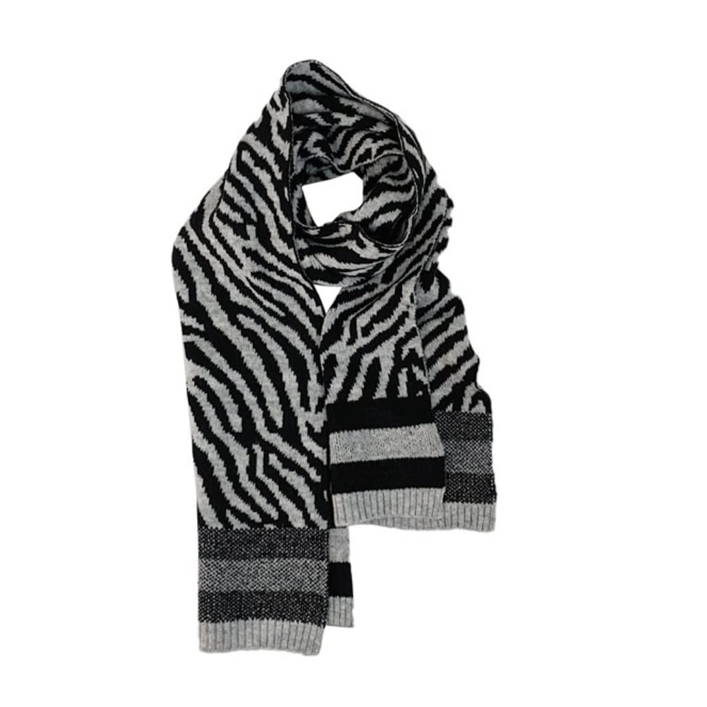 Sciarpa Scialle Sciarpe per Climi Freddi Sciarpa Invernale da Uomo alla Moda, Morbida, Leggera, Calda, in Lana, Lavorata A Maglia da Donna(Grey)