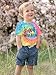 LOTUCY Kindergarten Graduation Shirt for Kids Girls Boys Peace Out Kindergarten Tee 2025 Last Day of School T-Shirt