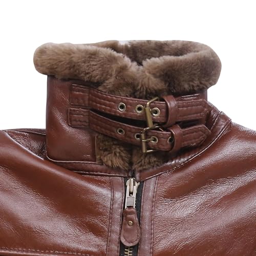 Image of B3 Bomber Jacket Aviator Real Shearling B3 Bomber Jacket Winter