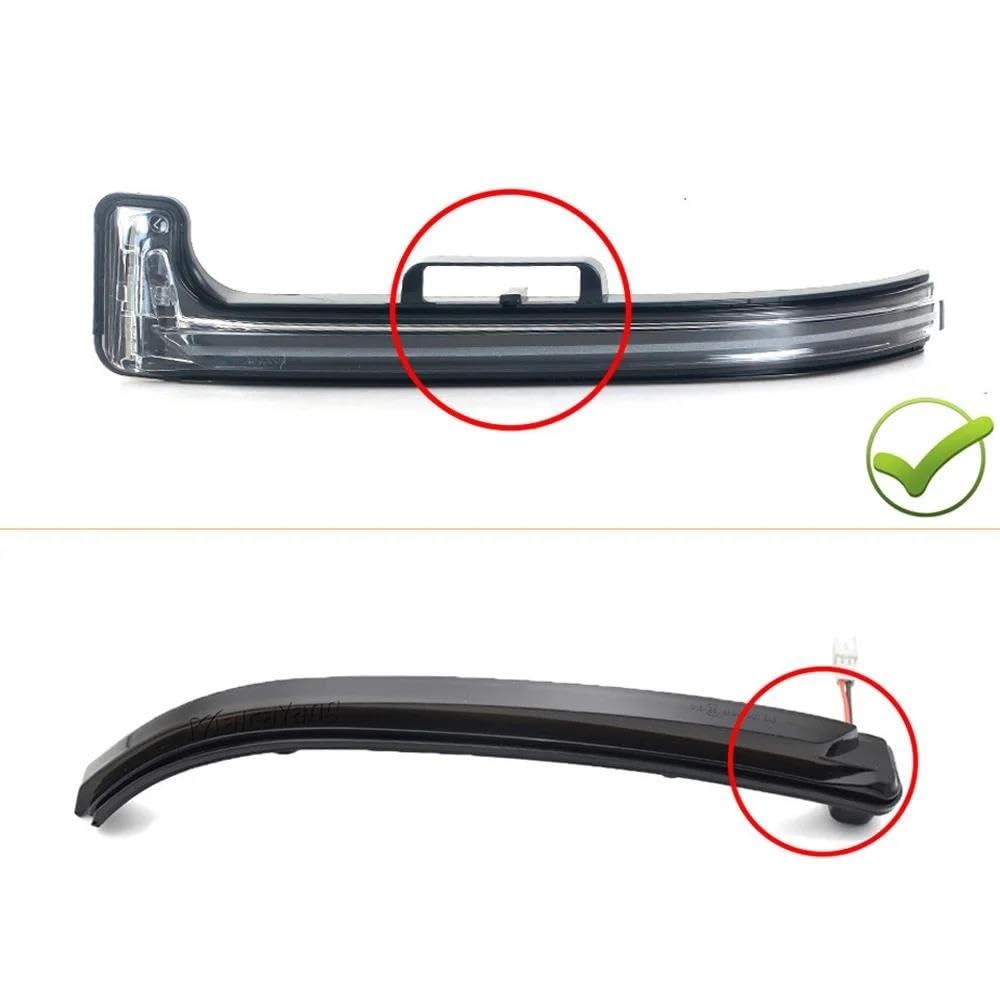 Clignotant Voiture LED Dynamique Rétroviseur Latéral Clignotant Lumière Clignotant Séquentiel Indicateur Lampe Pour Peugeot 308 2013 2014 2015 2016 2017-2019 Indicateur Latéral Dynamique