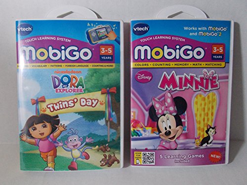 Vtech MobiGo 2 Cartridge Bundle ( Minnie and Dora the Explorer )