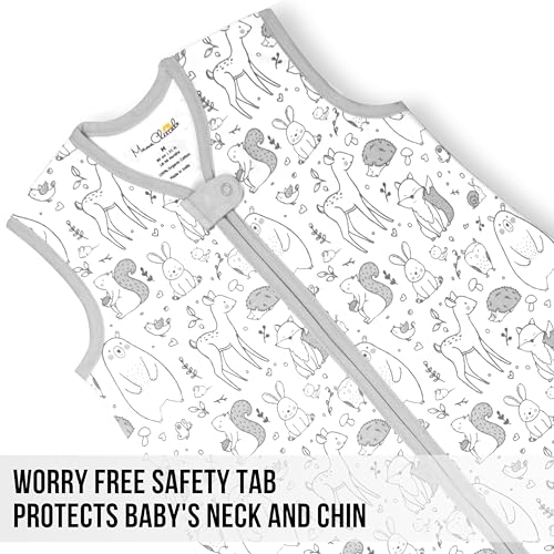 Mama Cheetah Toddler Sleep Sack with Feet 4T-5T, 1.0 TOG Organic Cotton Baby Wearable Blankets with Legs - Image 4