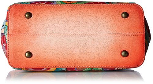 Bolso convertible pequeño de cuero genuino pintado a mano miniatura 5