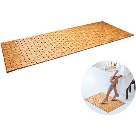 Bamboo Sauna Mat for Enhanced Relaxation and Comfort