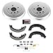 Power Stop KOE15296DK Autospecialty Rear Replacement Brake Kit-OE Brake Drums & Ceramic Brake Pads For Toyota Camry 2002-2006, Toyota Solara 2002-2003 [Model Specific]