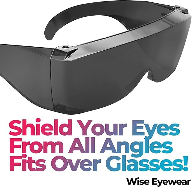 Image of Cover-Ups Black Fit Over Sunglasses - Wrap Around Sunglasses - People Who Wear Prescription Glasses in the Sun