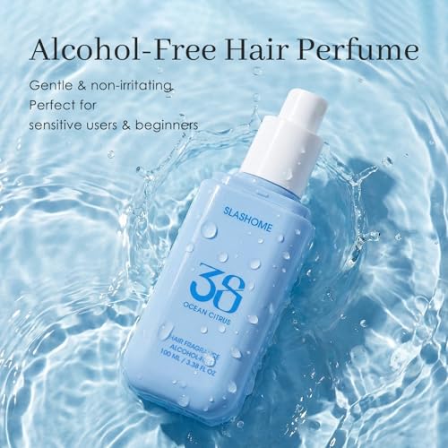 Image of Hair Perfume for Men, Citrus Ocean Alcohol-Free Hair & Body Mist, 100ml | Soft & Lightweight Long-Lasting Fragrance for Hair, Body, Clothes & Pillows, Everyday Refreshing, Gift for Him & Dads