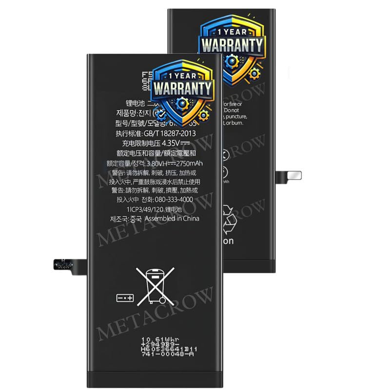 Image of Original Battery Compatible for iPhone 6s Plus (A1634, A1687, A1690, A1699) - (2750mAh) - 1 Year Warranty