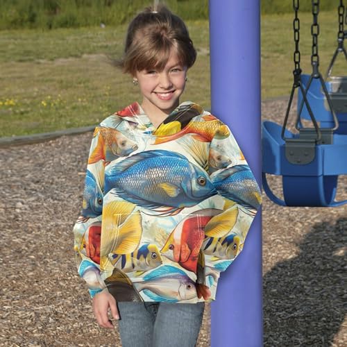 Kids Hoodies for Girls Boys, Pullover Hooded Toddler Sweatshirt Long Sleeve Hoodie4