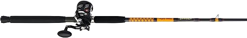 Miniatura 5 de Combo de caña de pesca a casting Ugly Stik Bigwater y carrete convencional Penn Rival Level Wind