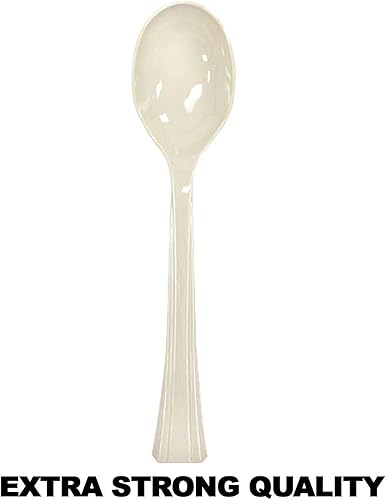 Miniatura 4 de Lillian tablesettings 48 cubiertos de plástico., Cuchara para sopa, Sahara