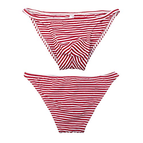 Men's Underwear Low Waist Striped Shorts Boxer Brief Underwear Sexy Male Panties Breathable Low Waist Jocks2