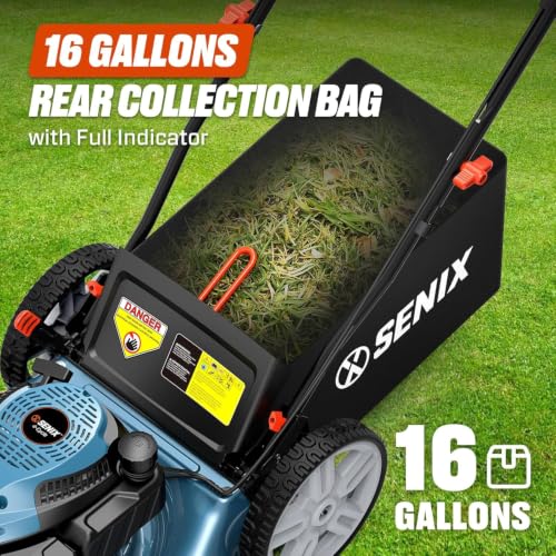 Image of SENIX 21 in Self Propelled Gas Lawn Mower, 170 cc 4-Cycle Mower