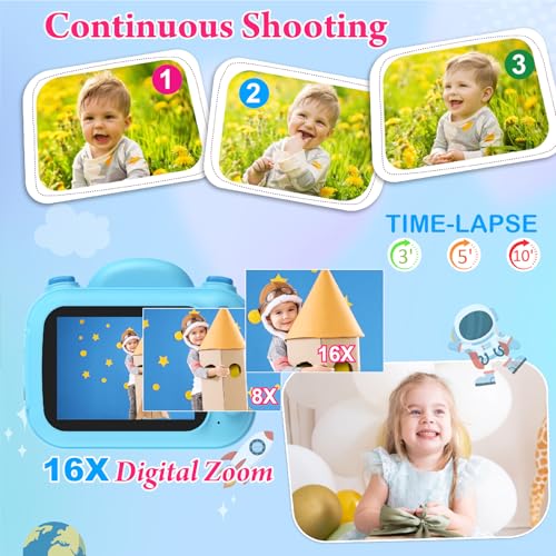 image for Trayoo Kids Camera Instant Print, 3.5'' Kids Digital Camera Instant wi
