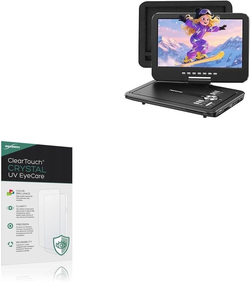 BoxWave Screen Protector Compatible With Pofoto PD10 (10.5 in) - ClearTouch Crystal Anti-UV EyeCare (2-Pack), Filters out Harmful Blue Light Reduce Fatigue