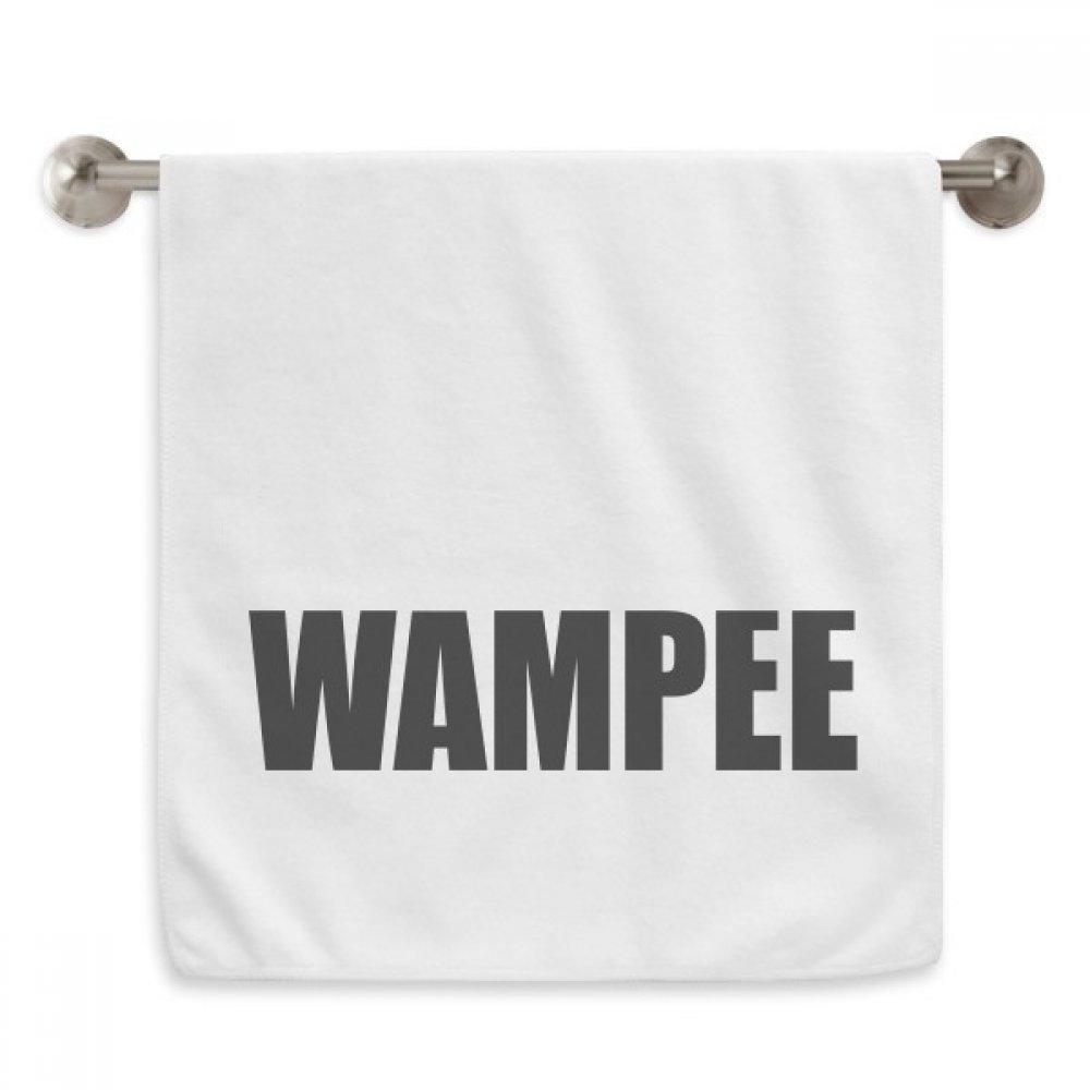 Serviette débarbouillette Wampee Fruit linge de toilette blanc absorbant 13x29 pouces