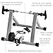 HOMCOM Rodillo de Bicicleta 5 Niveles de Resistencia Cicloentrenador Entrenamiento de Acero...