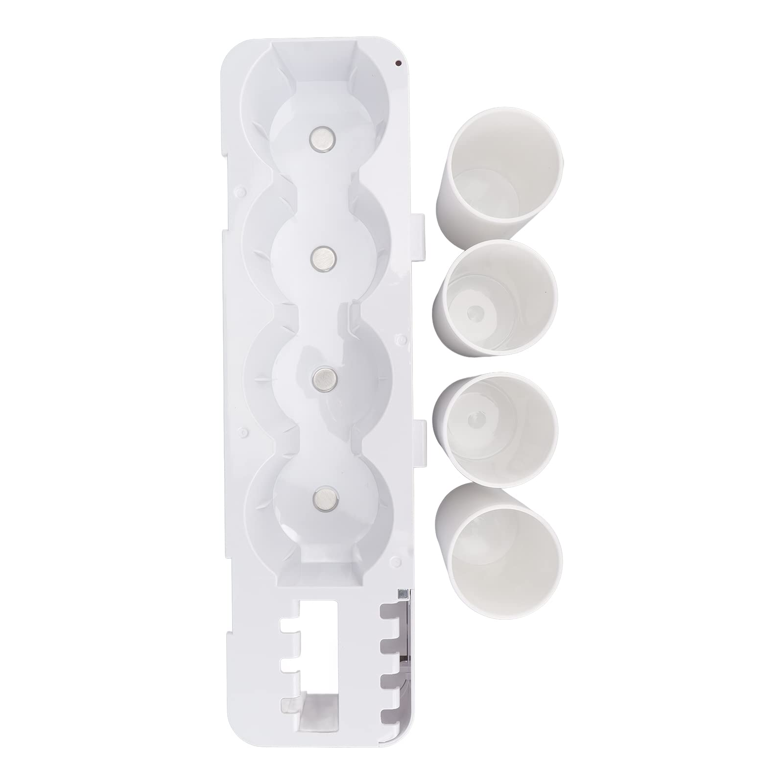 YWBL-WH Zahnpasta Spender Wandmontage, PP und ABS Zahnpasta Spender, 1