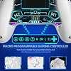 EJGAME Wireless Controller Compatible with Switch/Switch 2/Windows PC/Steam Deck/Android, Switch Pro Controller with Hall Effect Joysticks and Triggers,with USB Bluetooth Adapter for PC (White)