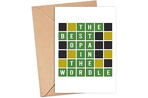 Wordle for Opa Father's Day Card: The Best Opa in the Wordle