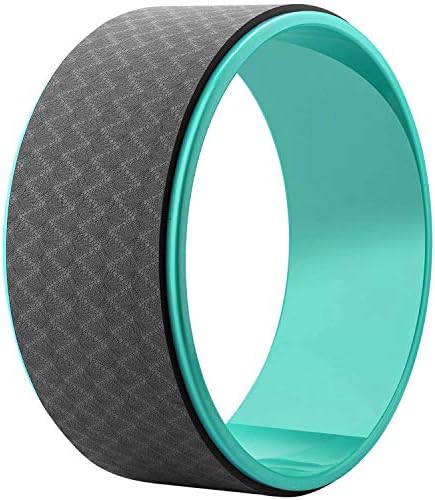 Bodylastics 13” Yoga Wheel for Back Bends, Stretching Roller Workout, Exercise Accessories for Men & Women Sweat Resistant, Eco-Friendly