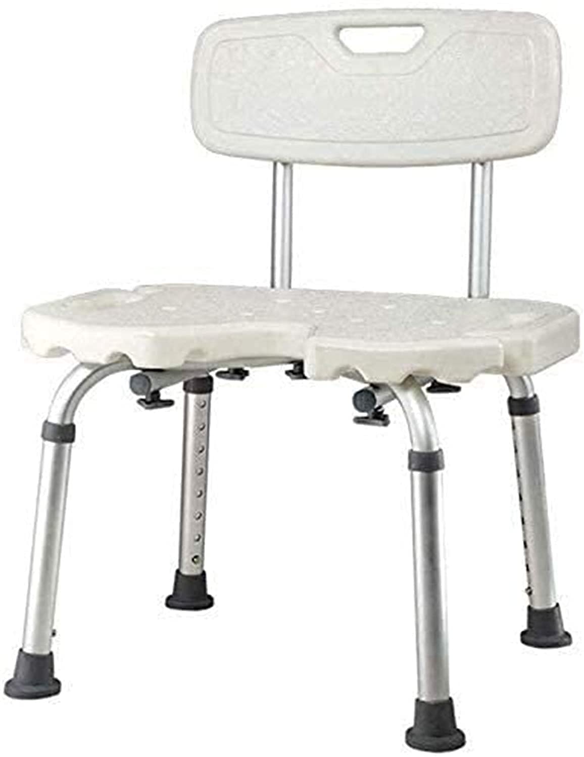 Tabouret de douche réglable contre le risque de chute des handicapés