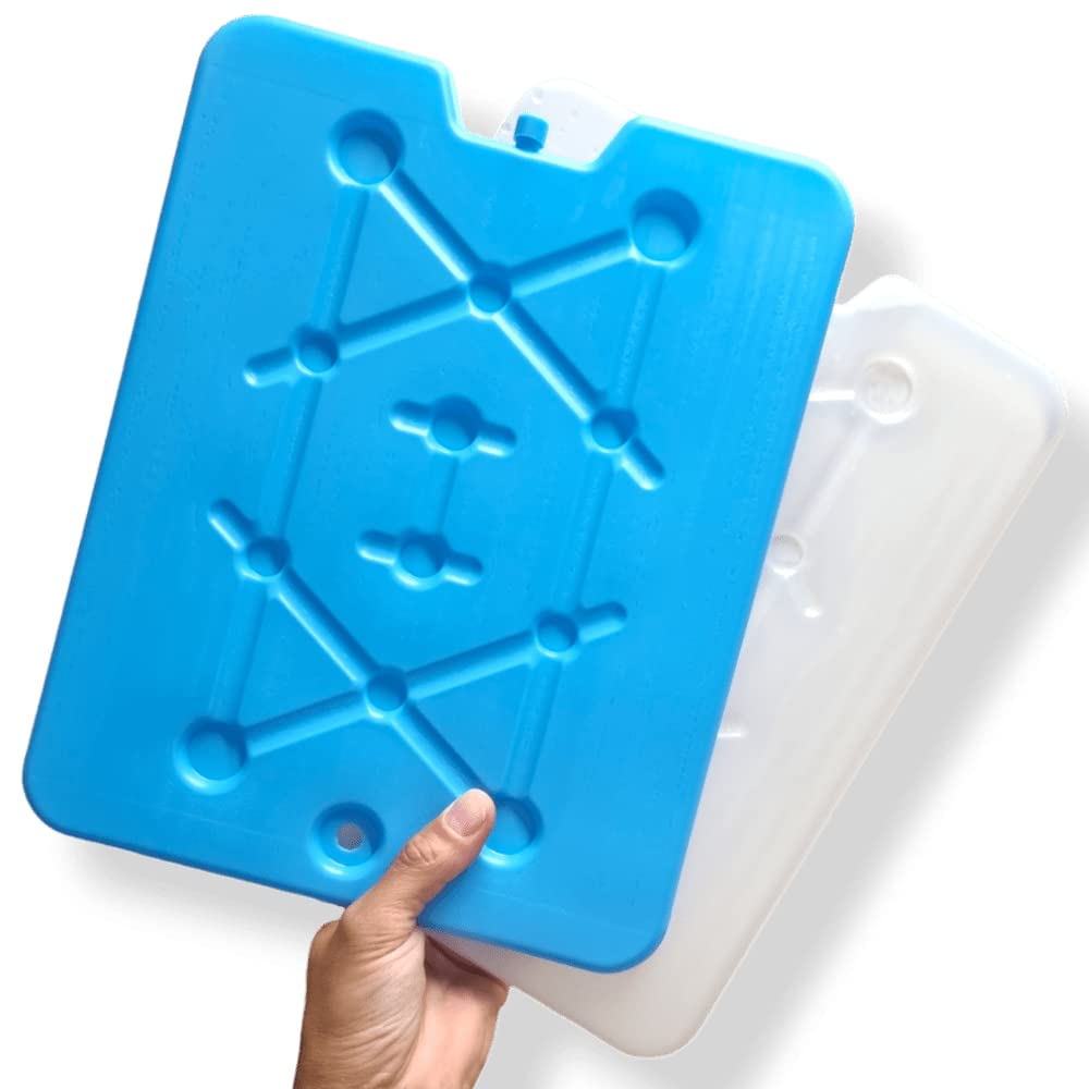 ANTEVIA - Une Planche Bloc refrigérant Plat (x1) | Pains de Glace | Couleur ALÉATOIRE | Congélation Refroidissement Froid Glaçon pour glacière (Freezer Board)