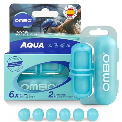Tapones Oidos Natación | Tapones Natacion hombre mujer | Sellado Hermético | Reutilizables Hipoalergénicos | 6 tapones oídos piscina | Para Piscina, Surf, Buceo,Nadar,Agua |