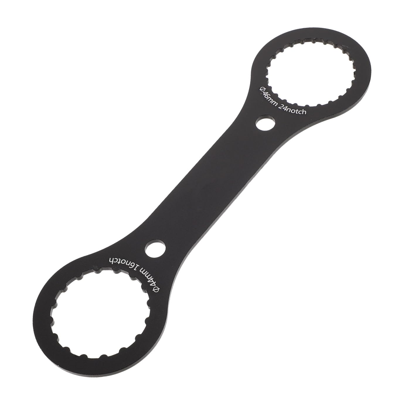 ifundom 4 Stück Fahrradschlüssel Reparatur Geformt Fix Radfahren Entfernung Unten Fahrrad Achsschlüssel Werkzeug Tretlagerschlüssel Kurbelgarnitur-entferner Aluminiumlegierung Black