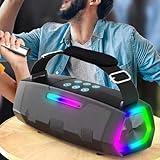 Dos micrófonos inalámbricos incluidos: disfruta de la diversión del karaoke con amigos o familiares utilizando los micrófonos inalámbricos dobles incluidos para un rendimiento perfecto.
